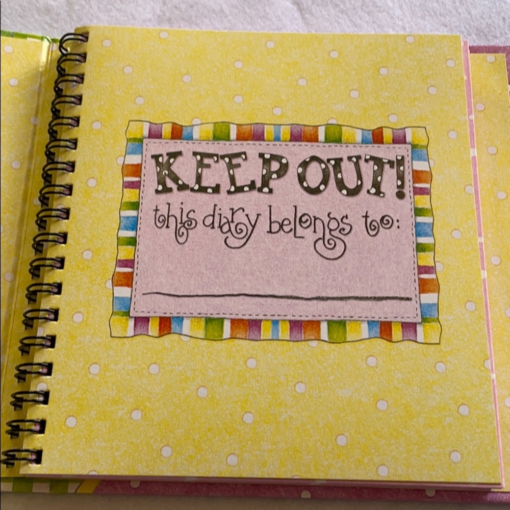 Cute Pink Spiral Bound My Way Cool Life! Diary - Picture 2 of 7